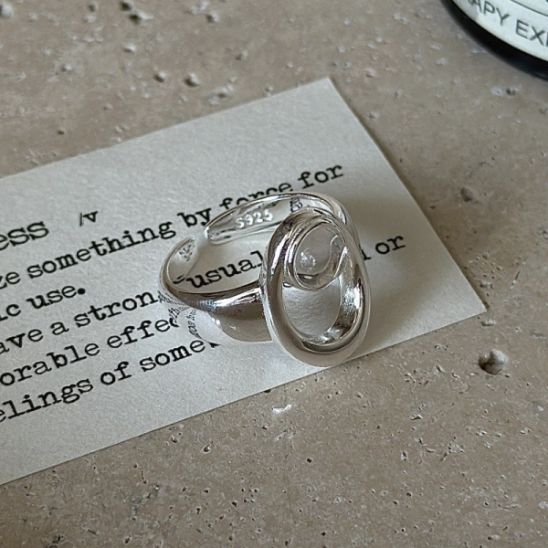 Wholesale 925 Sterling Silver Rock Crystal Quartz Ring - Image 2