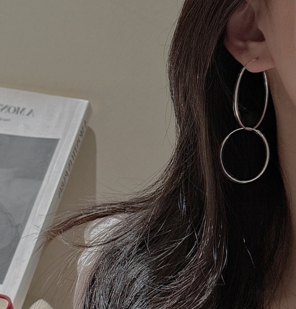 Wholesale 925 Sterling Silver Basic Light Hoop Earrings - Image 6