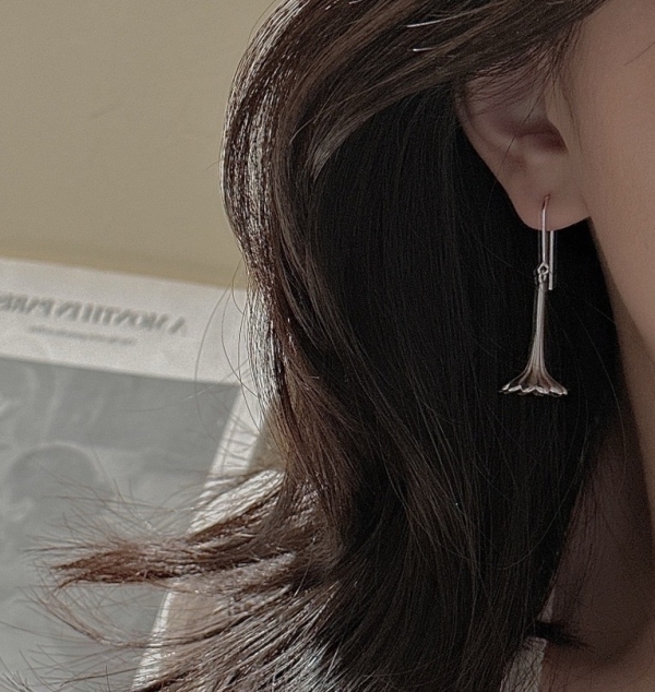 Wholesale 925 Sterling Silver Flower Dangle Earrings - Image 6