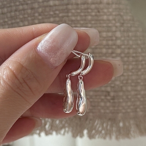 Wholesale 925 Sterling Silver Waterdrop Earrings