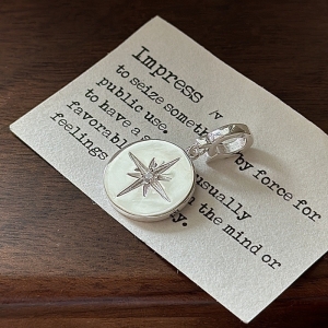 Wholesale 925 Sterling Silver Hexagram Round Pendant