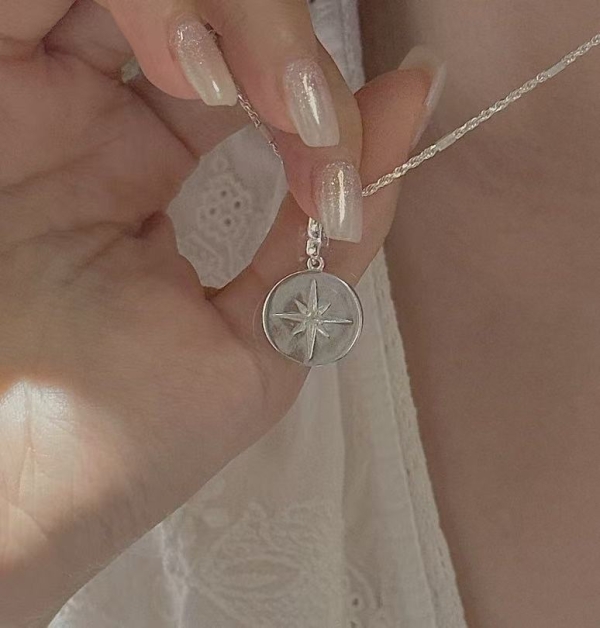 Wholesale 925 Sterling Silver Hexagram Round Pendant - Image 4