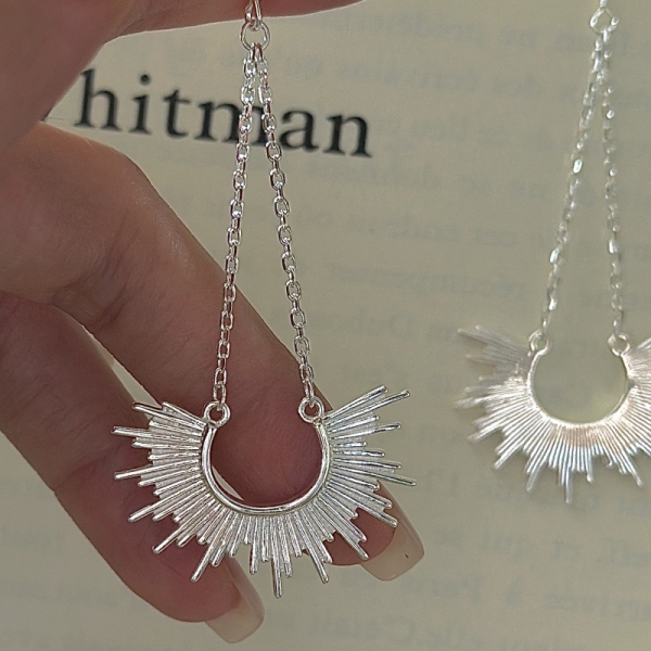 Wholesale 925 Sterling Silver Sector Long Earrings - Image 3