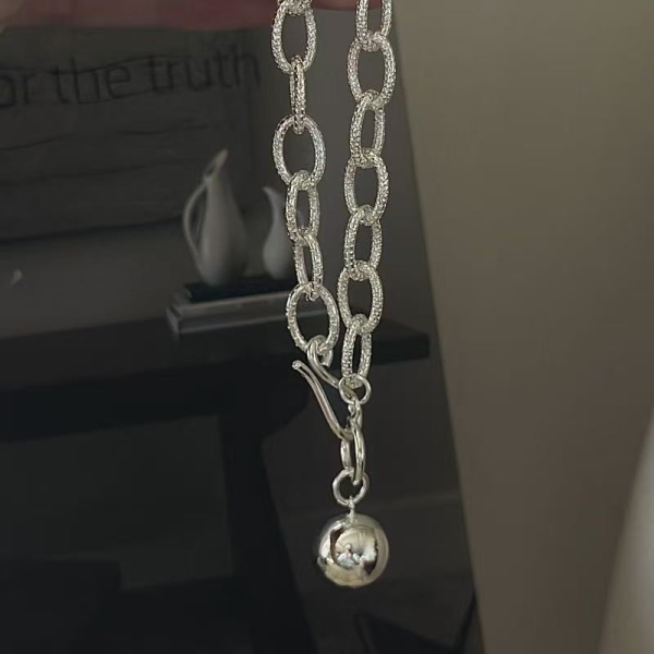 Wholesale 925 Sterling Silver Chunky Bead Bracelet - Image 2