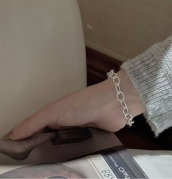 Wholesale 925 Sterling Silver Chunky Bead Bracelet - Image 6