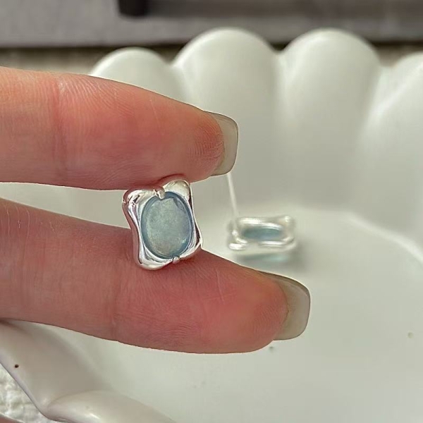 Wholesale 925 Sterling Silver Aquamarine earrings & necklace & bracelet - Image 2