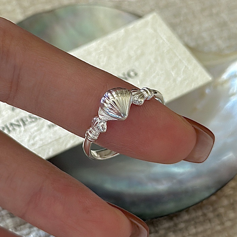 Wholesale 925 Sterling Silver Pearl Shell Ring - Image 2