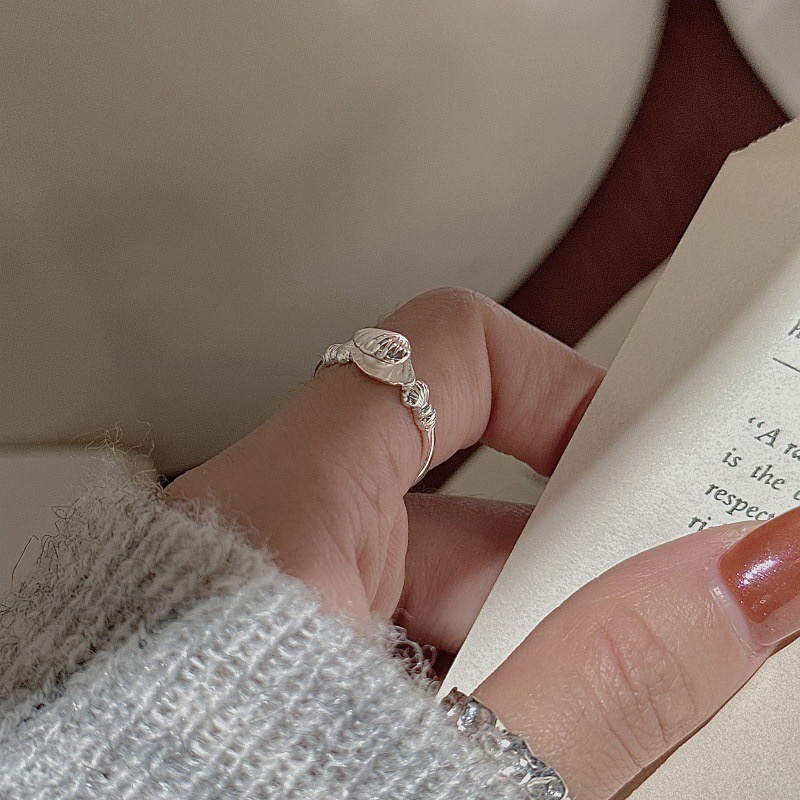 Wholesale 925 Sterling Silver Pearl Shell Ring - Image 4