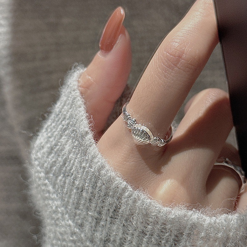 Wholesale 925 Sterling Silver Pearl Shell Ring - Image 5