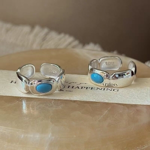 Wholesale 925 Sterling Silver Lapis Lazuli Ring