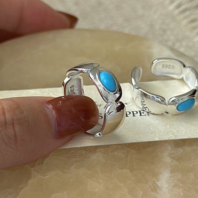 Wholesale 925 Sterling Silver Lapis Lazuli Ring - Image 2