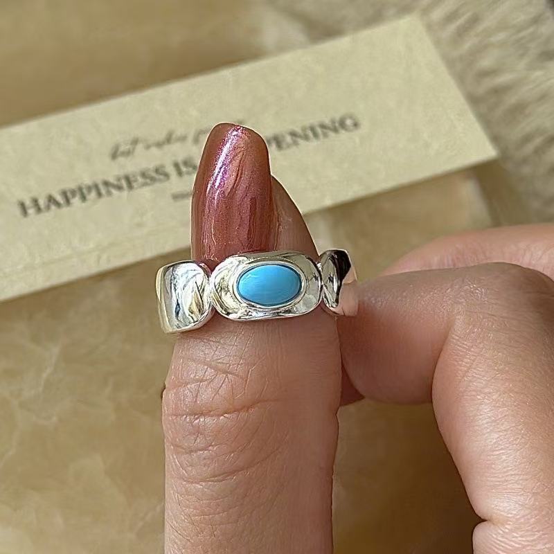 Wholesale 925 Sterling Silver Lapis Lazuli Ring - Image 3