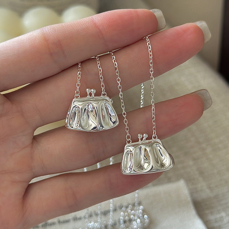 Wholesale 925 Sterling Silver Polished Bag Necklace - Image 2