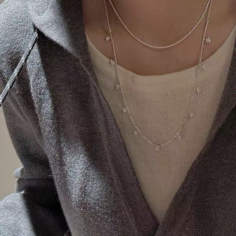 Wholesale 925 Sterling Silver Hexagram Pipe Necklace - Image 6