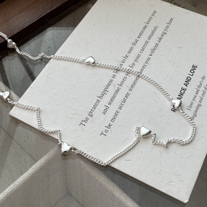Wholesale 925 Sterling Silver Heart Necklace
