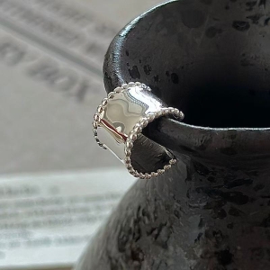 Wholesale 925 Sterling Silver C-shaped Bead Ear Cuff