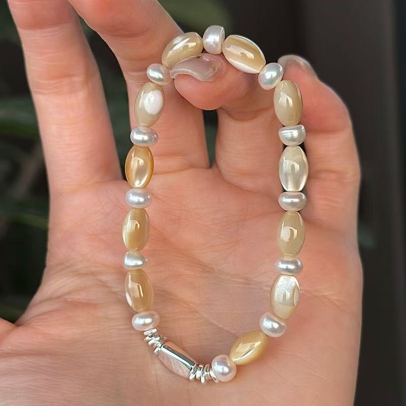 Wholesale 925 Sterling Silver Shell Elastic Bracelet - Image 2