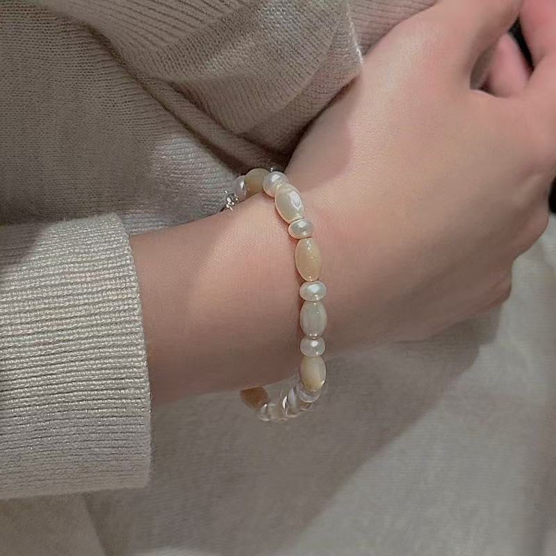 Wholesale 925 Sterling Silver Shell Elastic Bracelet - Image 6