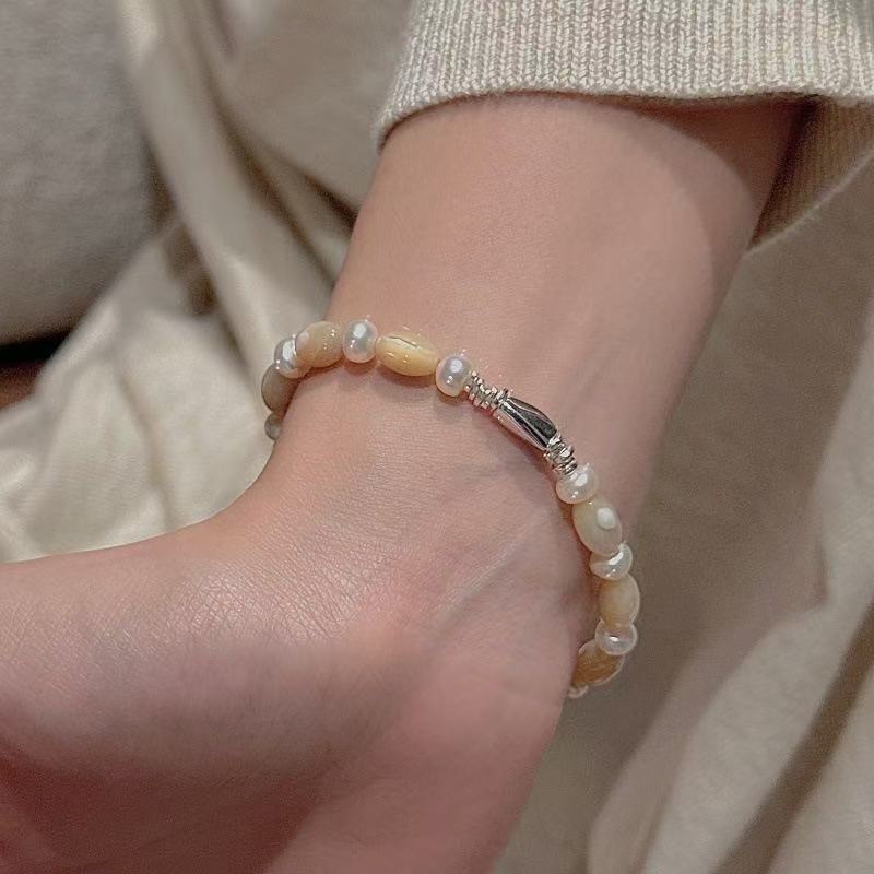 Wholesale 925 Sterling Silver Shell Elastic Bracelet - Image 5