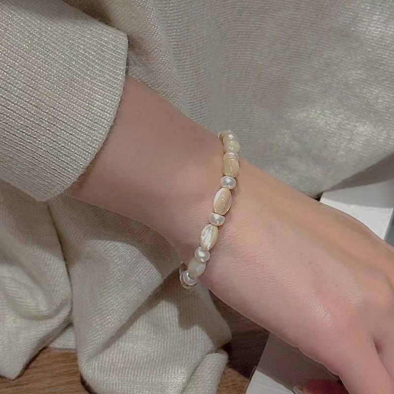 Wholesale 925 Sterling Silver Shell Elastic Bracelet - Image 4