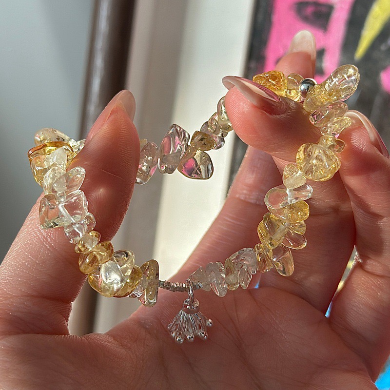 Wholesale 925 Sterling Silver Irregular Crystal Firework Bracelet - Image 3