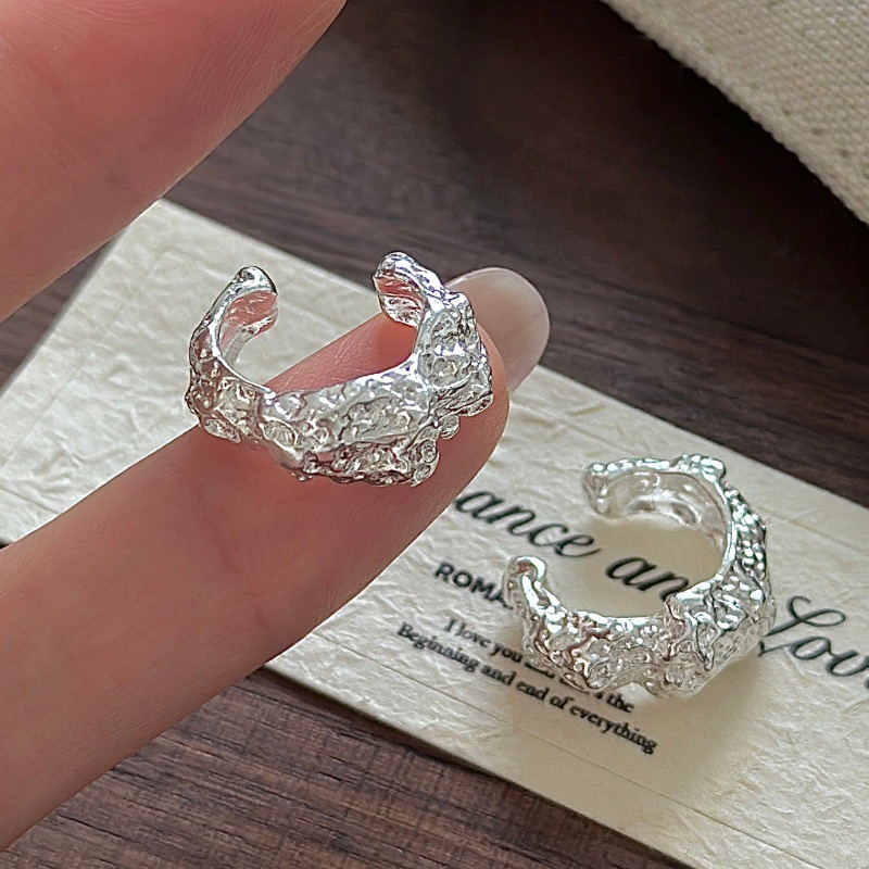 Wholesale 925 Sterling Silver Textured Ear Cuffs - Image 3