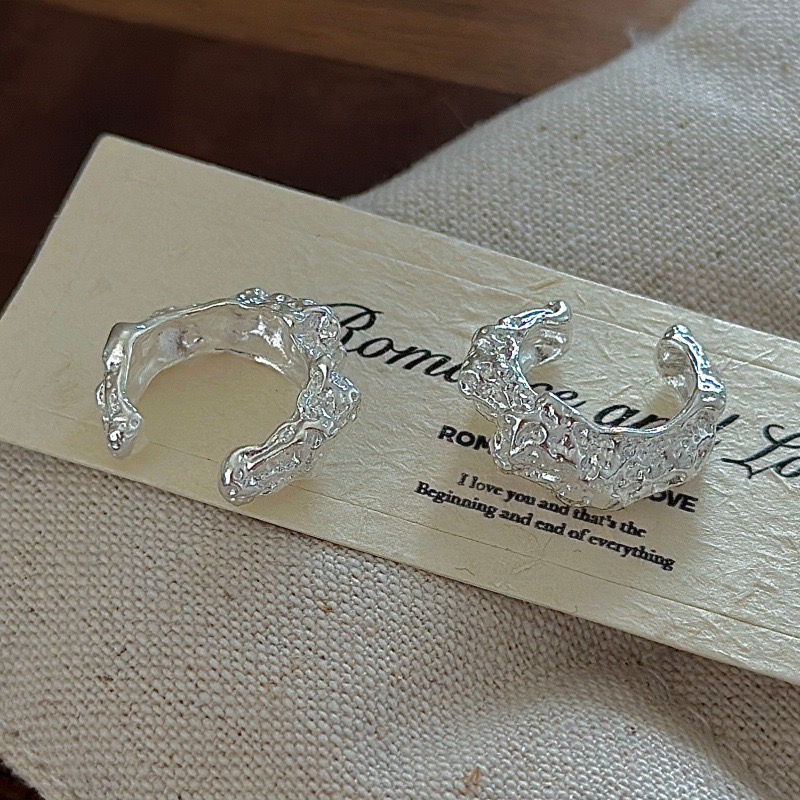 Wholesale 925 Sterling Silver Textured Ear Cuffs