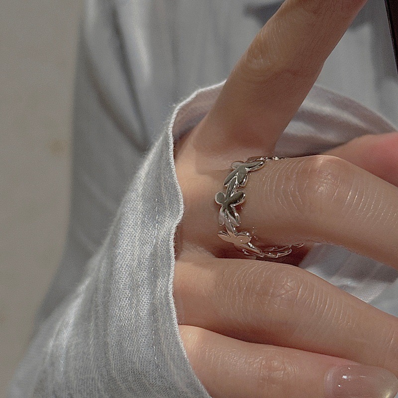 Wholesale 925 Sterling Silver Flower Open Ring - Image 6