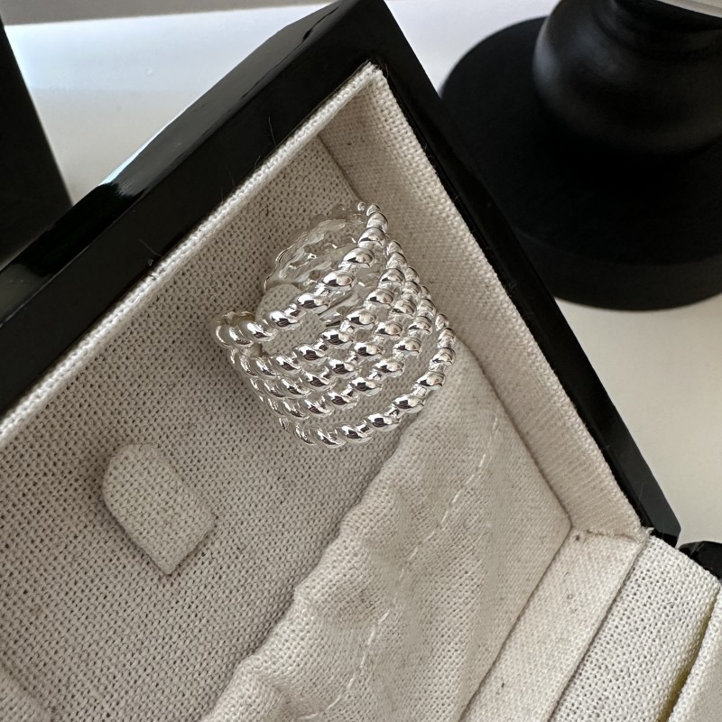Wholesale 925 Sterling Silver Twisted Layered Ring