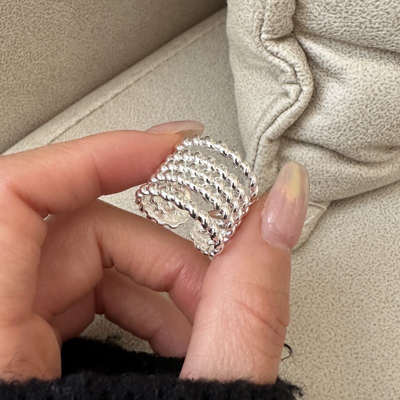 Wholesale 925 Sterling Silver Twisted Layered Ring - Image 2