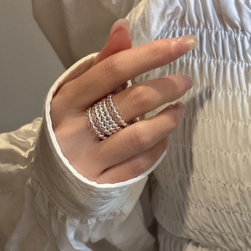 Wholesale 925 Sterling Silver Twisted Layered Ring - Image 6
