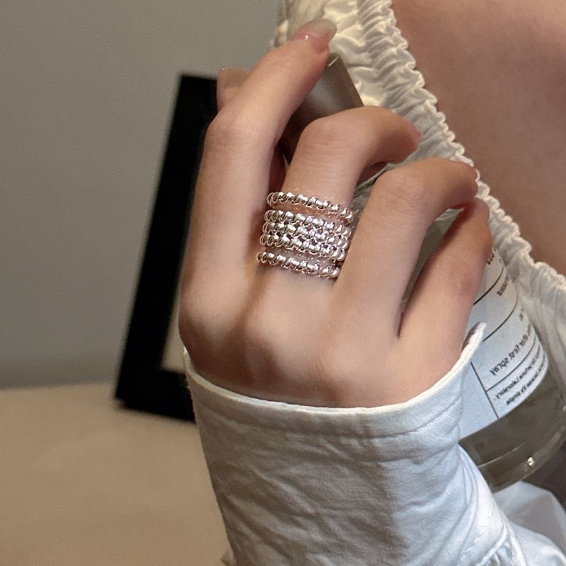 Wholesale 925 Sterling Silver Twisted Layered Ring - Image 3