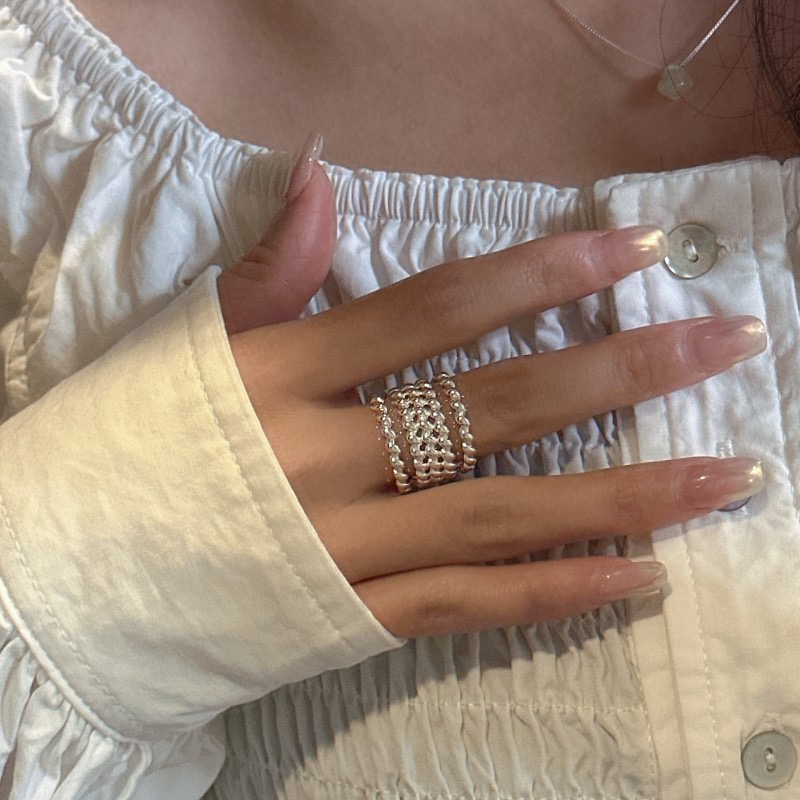 Wholesale 925 Sterling Silver Twisted Layered Ring - Image 5
