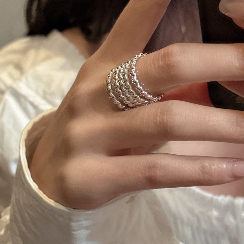 Wholesale 925 Sterling Silver Twisted Layered Ring - Image 4