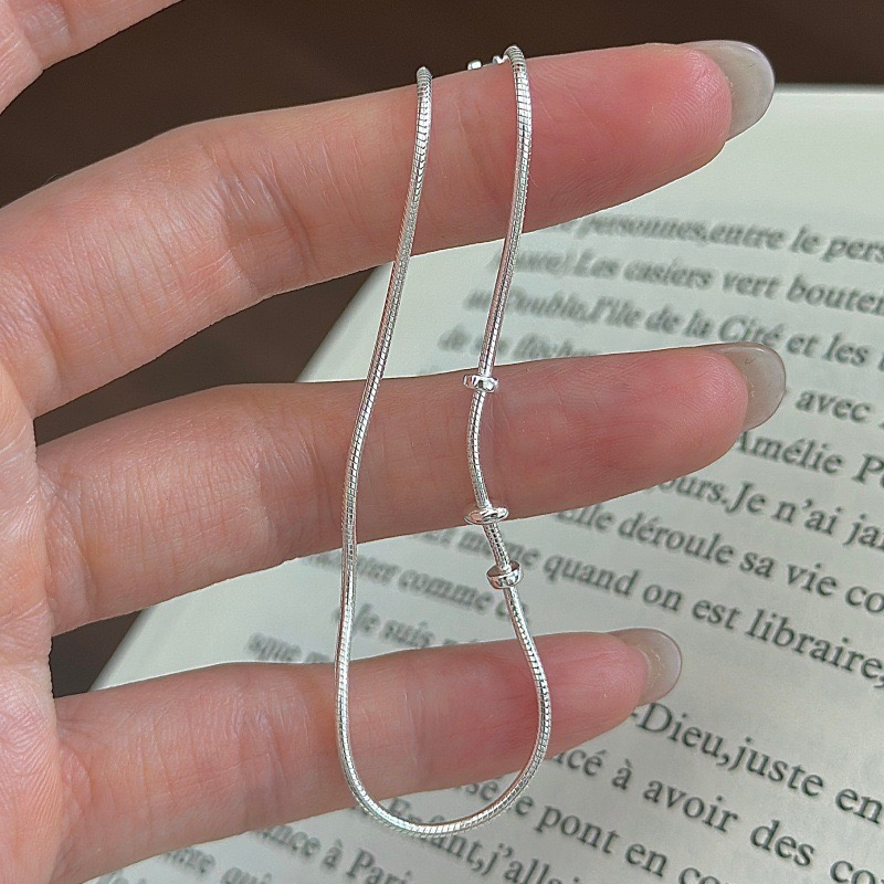 Wholesale 925 Sterling Silver Minimalist Snake Bracelet - Image 2