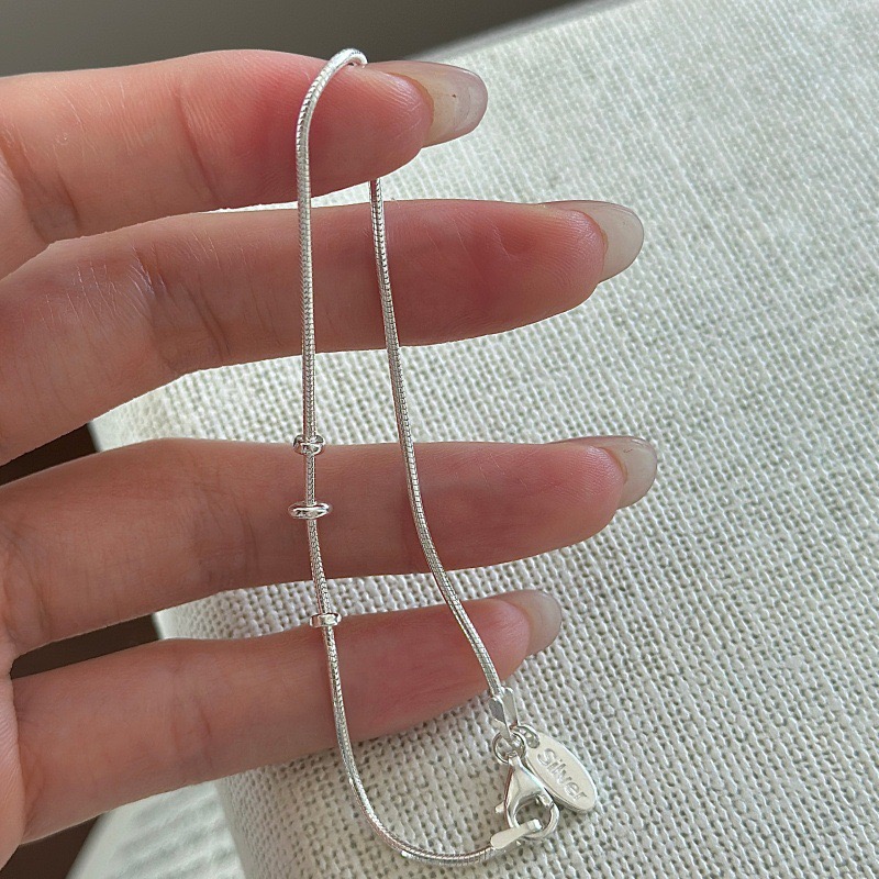 Wholesale 925 Sterling Silver Minimalist Snake Bracelet - Image 3