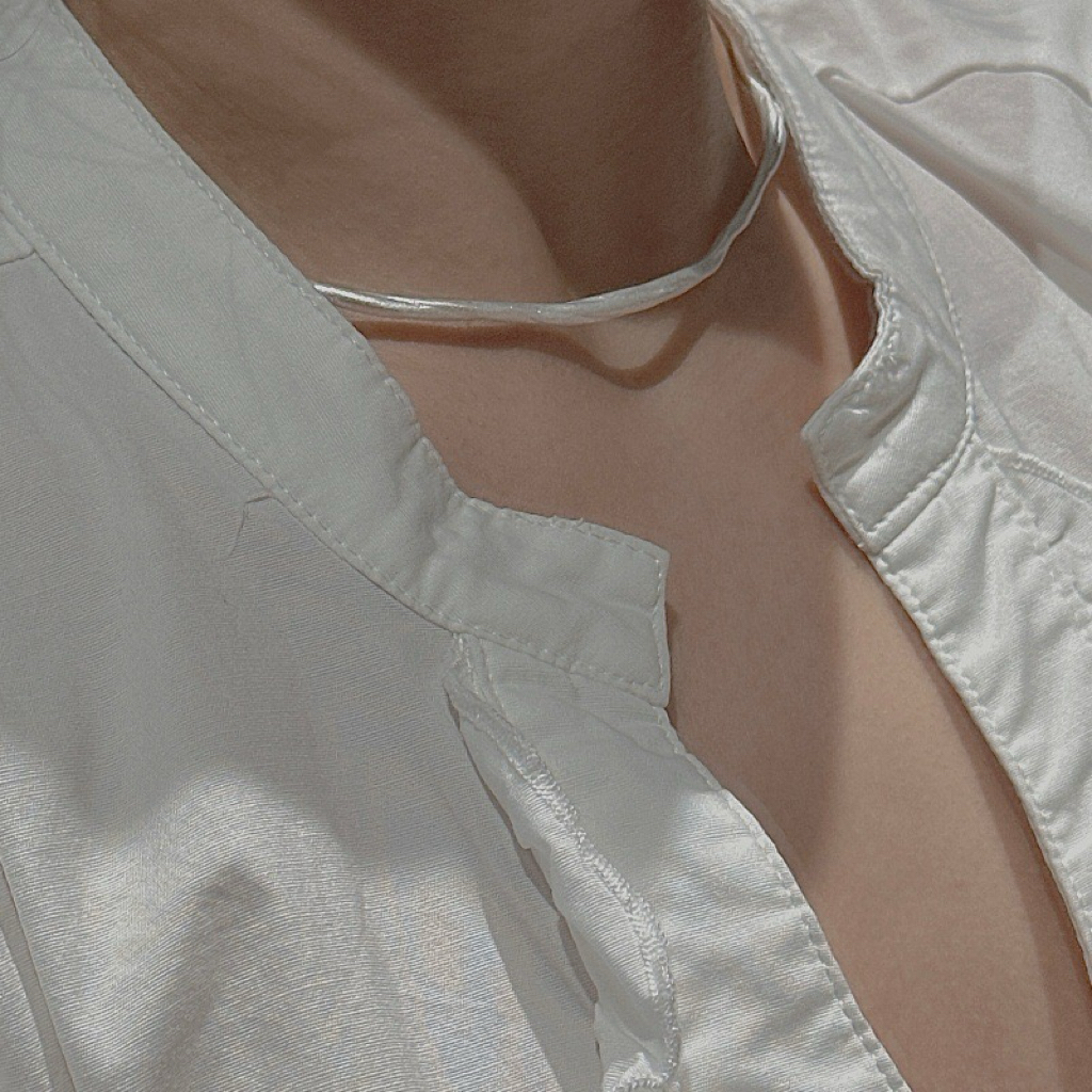 Wholesale 925 Sterling Silver Simple Matte Choker - Image 5