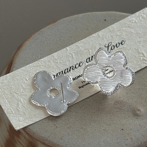 Wholesale 925 Sterling Silver Flower Stud Earrings