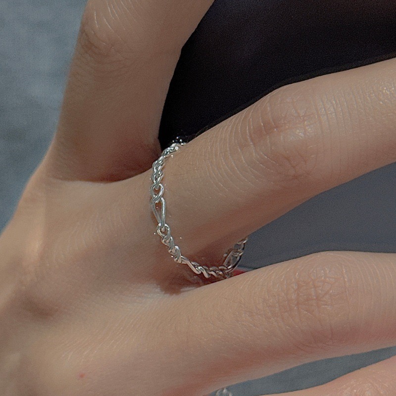 Wholesale 925 Sterling Silver Slider Bead Pull Chain Ring with Dangling Ball Charm - Image 4