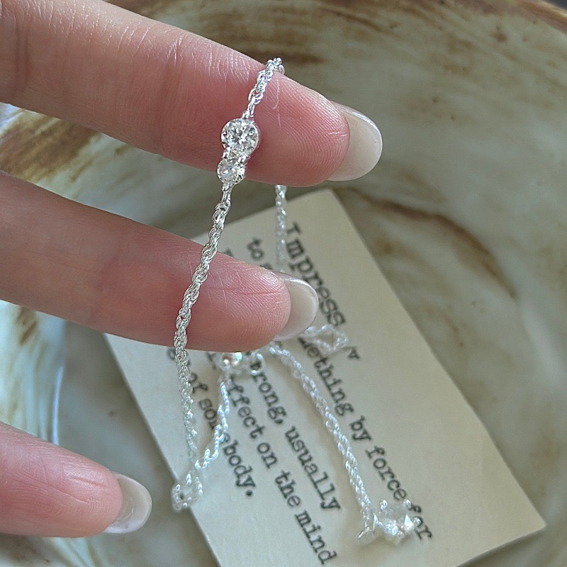 Wholesale 925 Sterling Silver Twist Rope Gourd‑Shaped Adjustable Chain Bracelet - Image 3