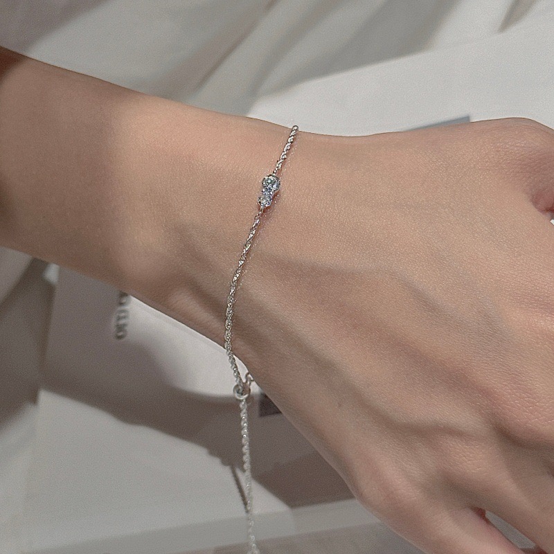 Wholesale 925 Sterling Silver Twist Rope Gourd‑Shaped Adjustable Chain Bracelet - Image 4