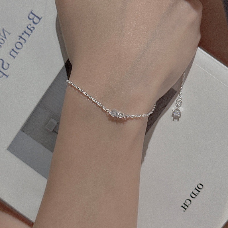 Wholesale 925 Sterling Silver Twist Rope Gourd‑Shaped Adjustable Chain Bracelet - Image 5